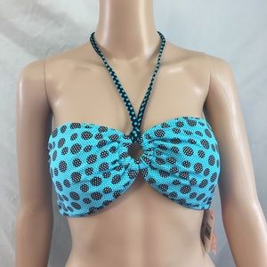 Joe Boxer XL Blue Black White Polka Dot